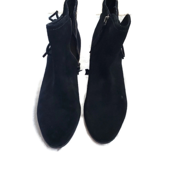 Splendid Suede Ankle Booties with Bow Detail - Picture 7 of 7